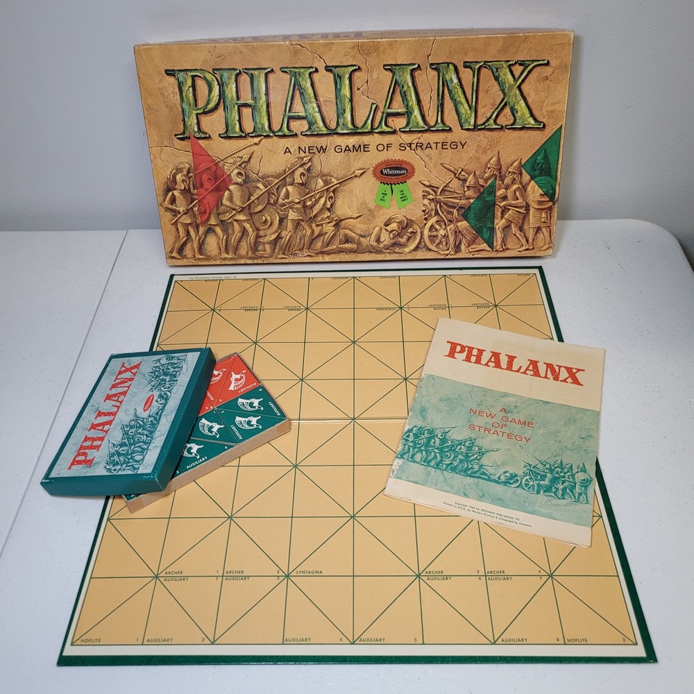 Whitman Phalanx Game 1964 Strategy Vintage Ancient Greek Battle Board Game